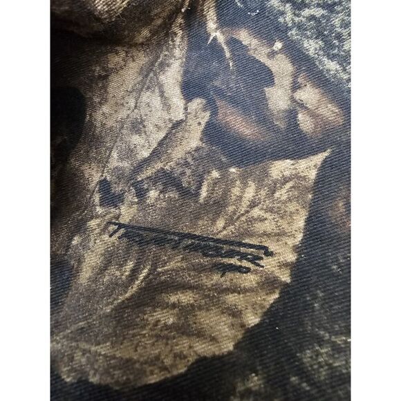 Vintage 80s Lapco Mossy Oak Camo Pearl Snap Long Sleeve Shirt Size Large - Picture 7 of 12